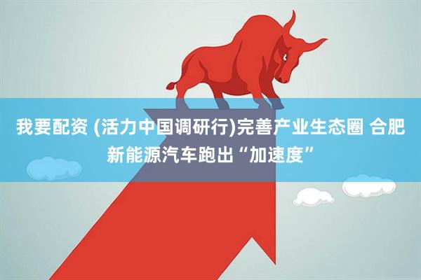 我要配资 (活力中国调研行)完善产业生态圈 合肥新能源汽车跑出“加速度”