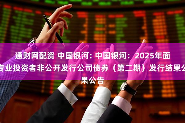 通财网配资 中国银河: 中国银河：2025年面向专业投资者非公开发行公司债券（第二期）发行结果公告