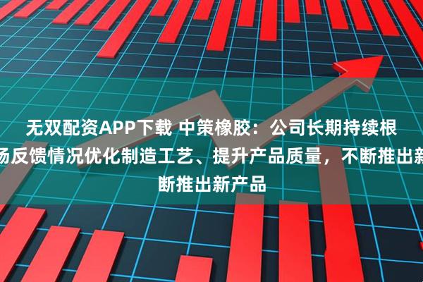 无双配资APP下载 中策橡胶：公司长期持续根据市场反馈情况优化制造工艺、提升产品质量，不断推出新产品